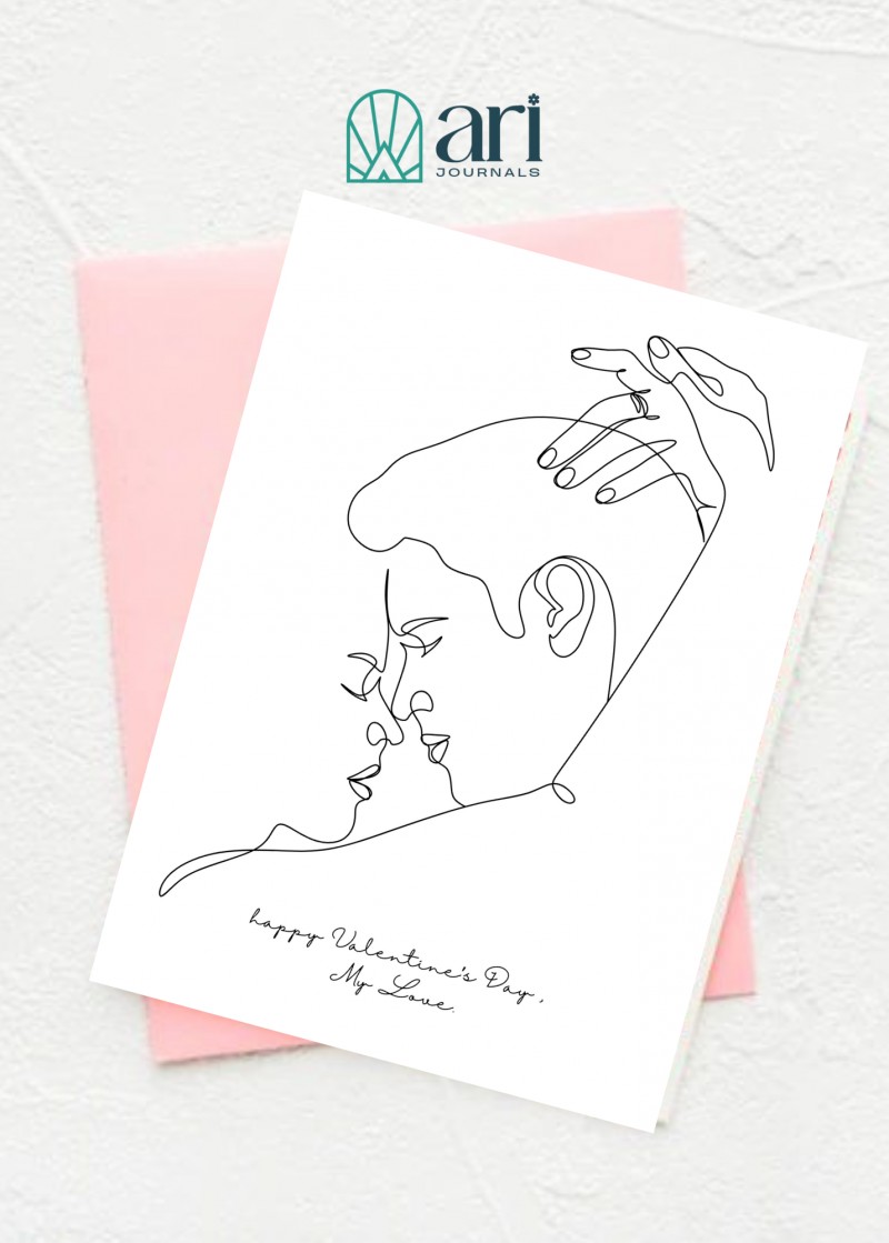 Line Art Love Card