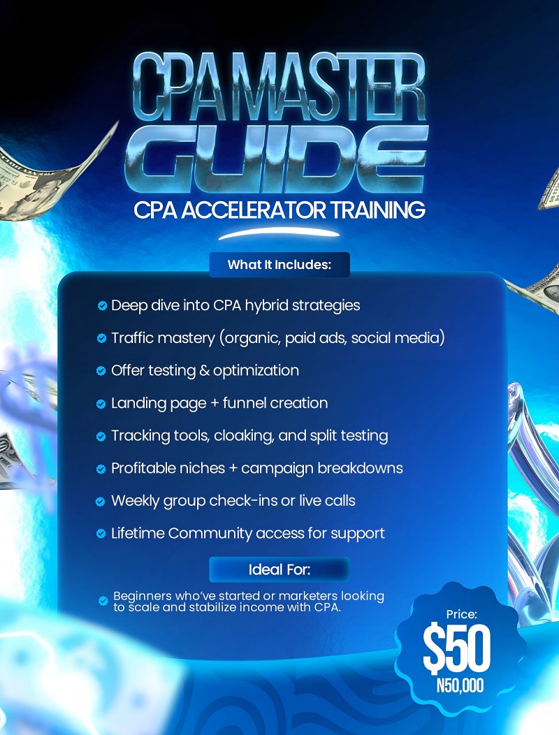 CPA Marketing mentorship