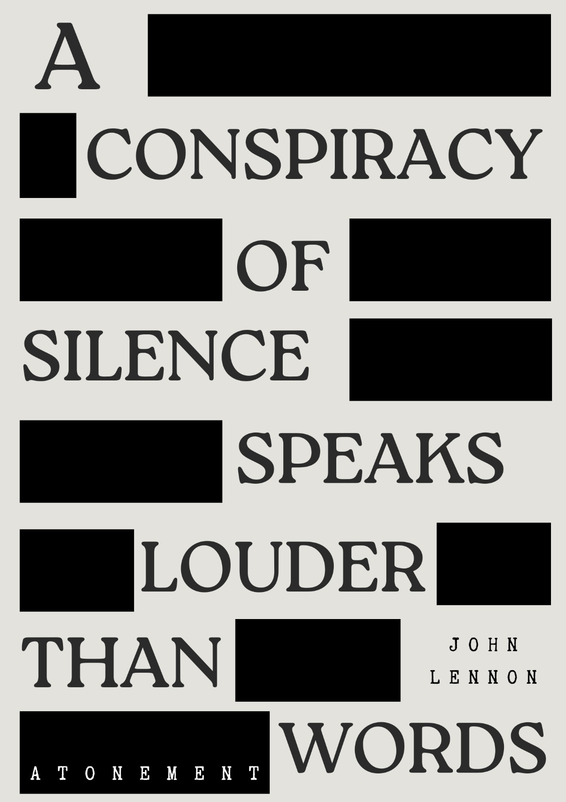 A Conspiracy of Silence