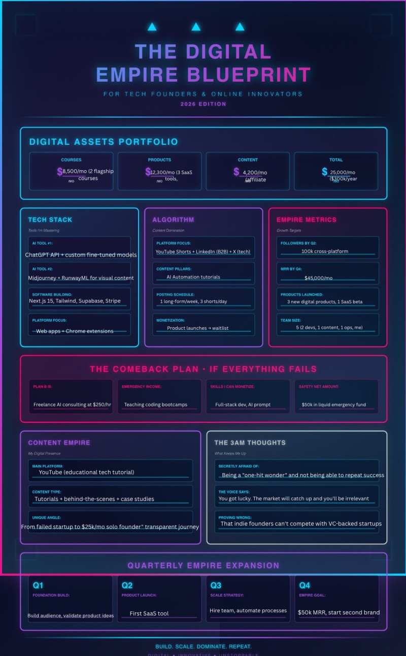 The Digital Empire Blueprint 2026