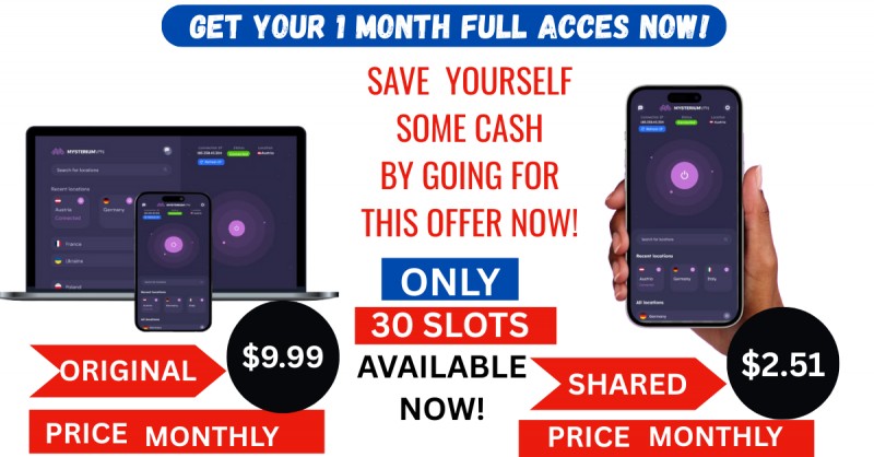 Premium VPN & Proxy Access for Freelancers – Shared Plan (Limited Time Offer!)