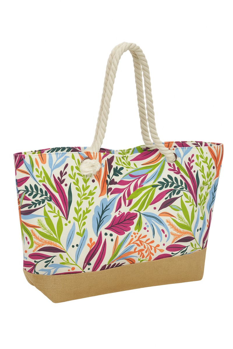 Grand sac multicolore – Violet / Vert / Bleu – Awa Chic Bazar