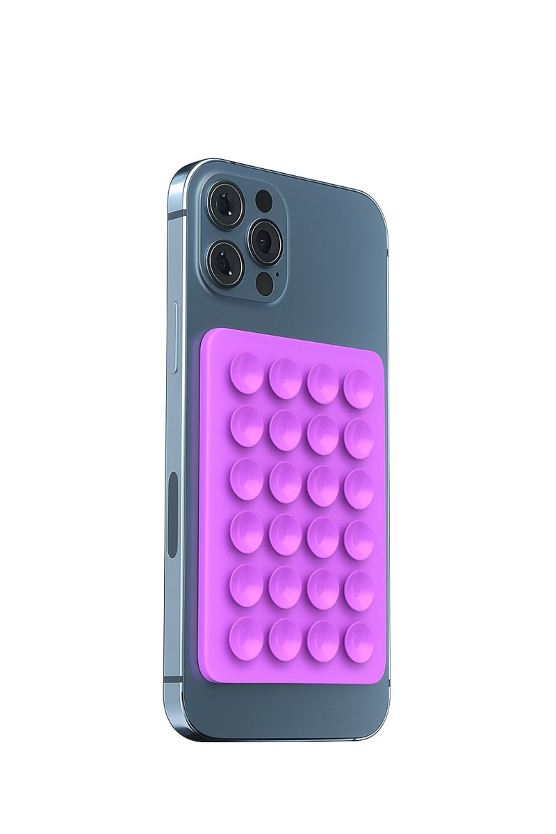 Support Téléphone Silicone Ventouse – Orange | Awa Chicbazar