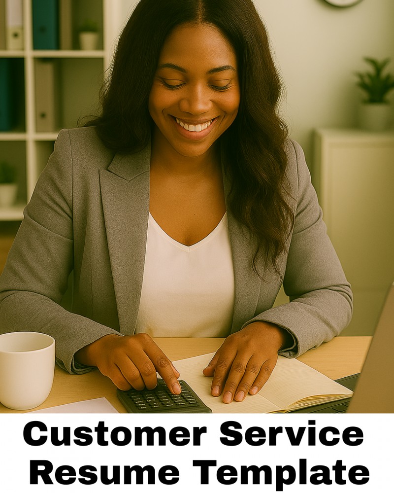Customer Service Representative Template Resume & Cover Letter