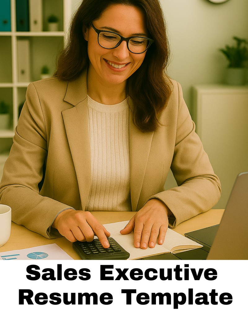 Sales Executive Template Resume & Cover Letter