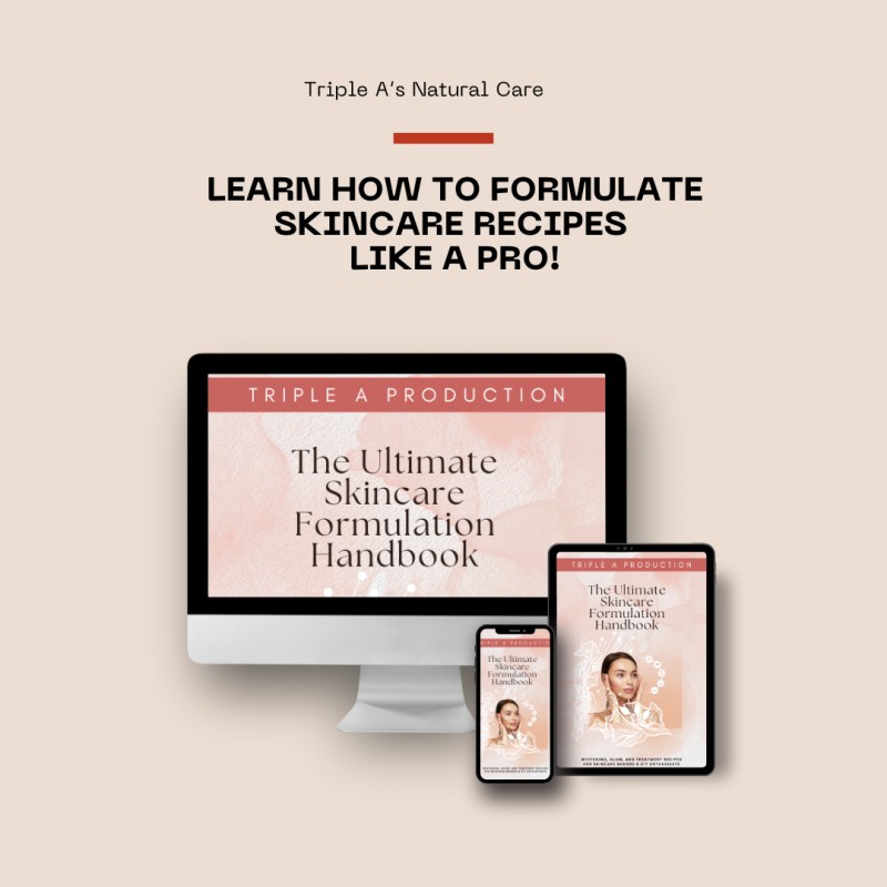 The Ultimate Guide to Professional Skincare Formulation: Learn how to formulate Whitening, Glow, and Treatment Recipes for Skincare Brands & DIY Enthusiasts.