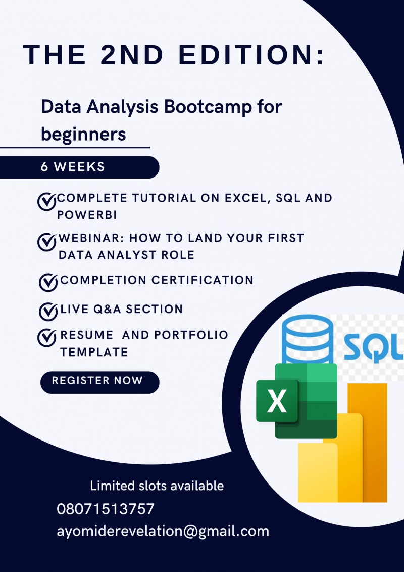 Data Analysis Bootcamp for beginners