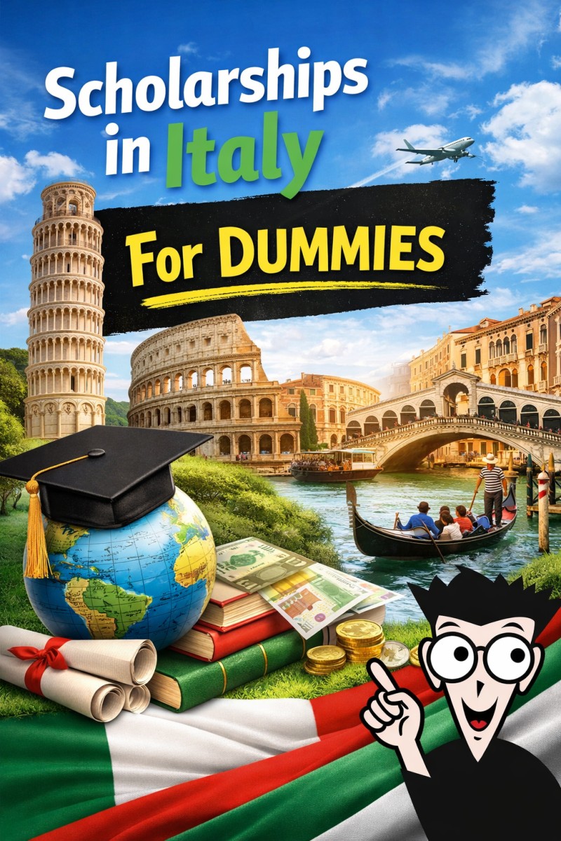 Scholarship in Italy for Dummies + FREE VVIP Mentorship Group + FREE Step-by-Step Guide to Study in Italy for FREE + FREE Nursing DIY handbook