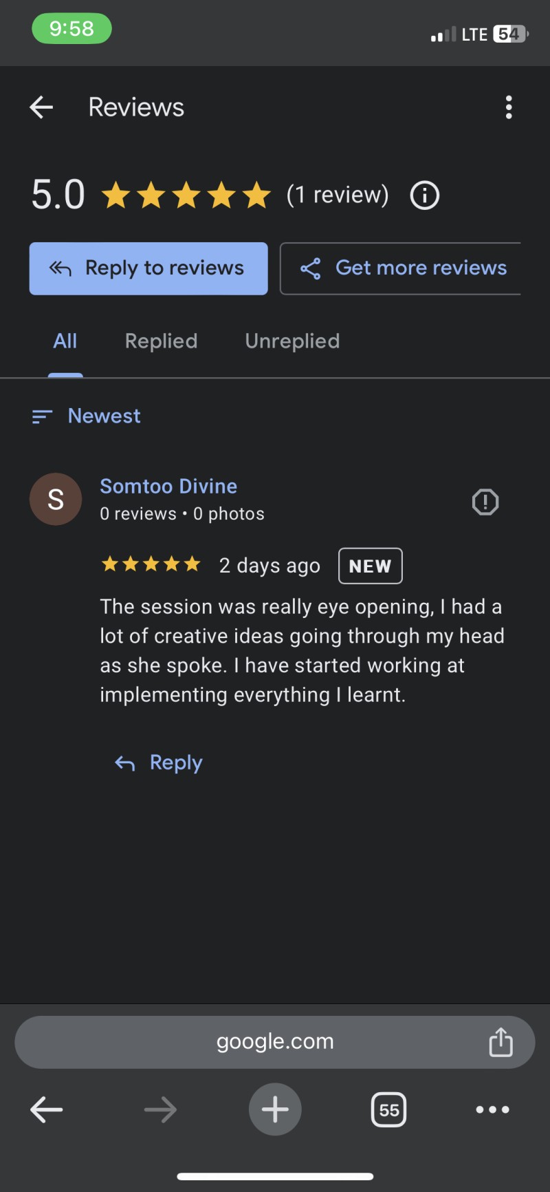 Customer review 2