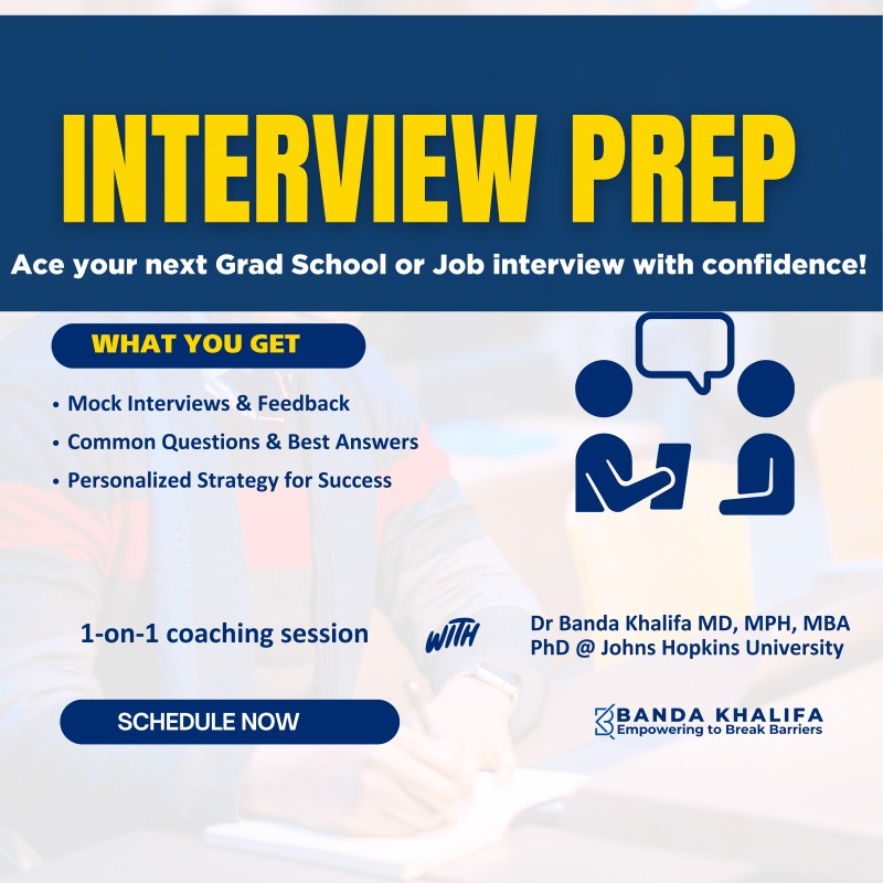 Interview Prep (Graduate School or Job)