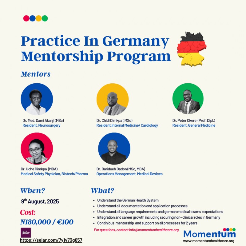 Practice In Germany Mentorship Program