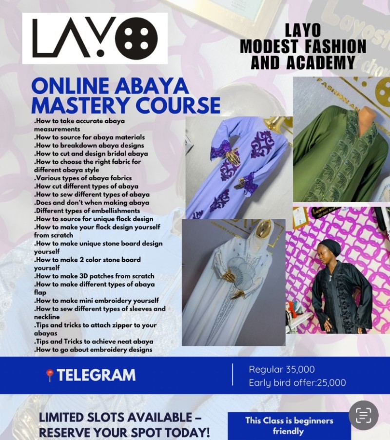 Abaya mastery course (beginners friendly)