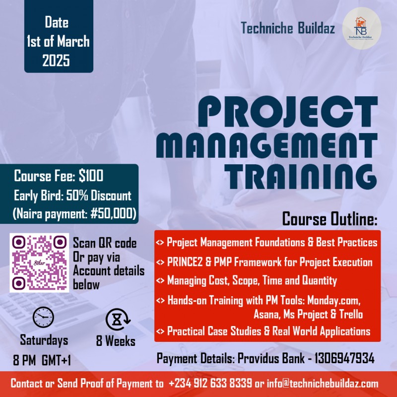 buy-project-management-training-by-techniche-buildaz-consulting-on-selar