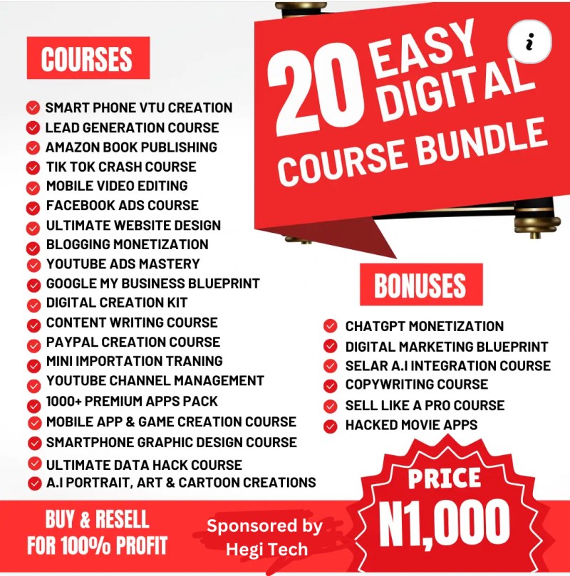 20 EASY DIGITAL COURSE