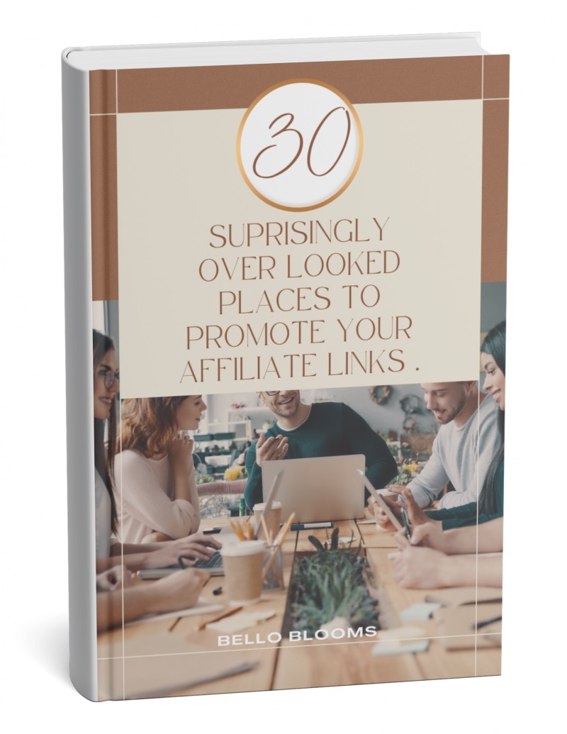 30 Creative spot to share your affiliate Links