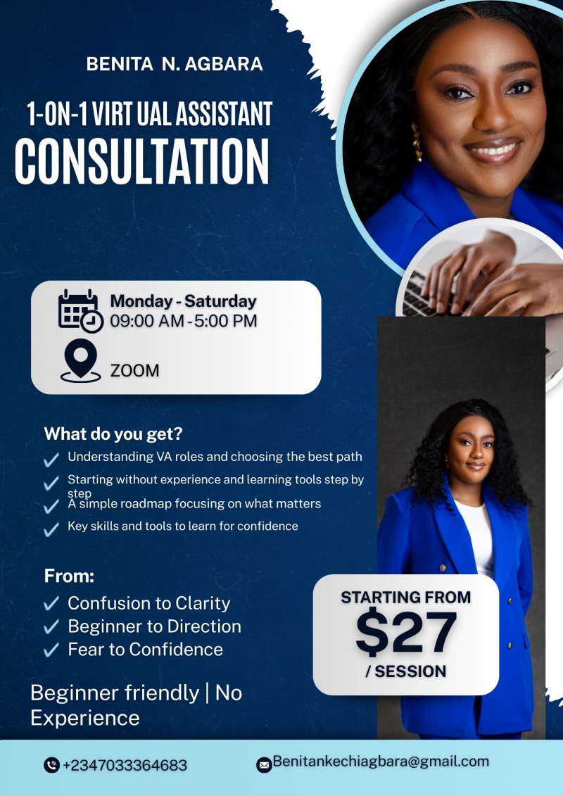 1-on-1 Virtual Assistant Clarity & Strategy Consultation