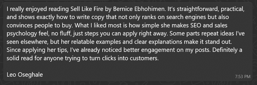 Customer review 2