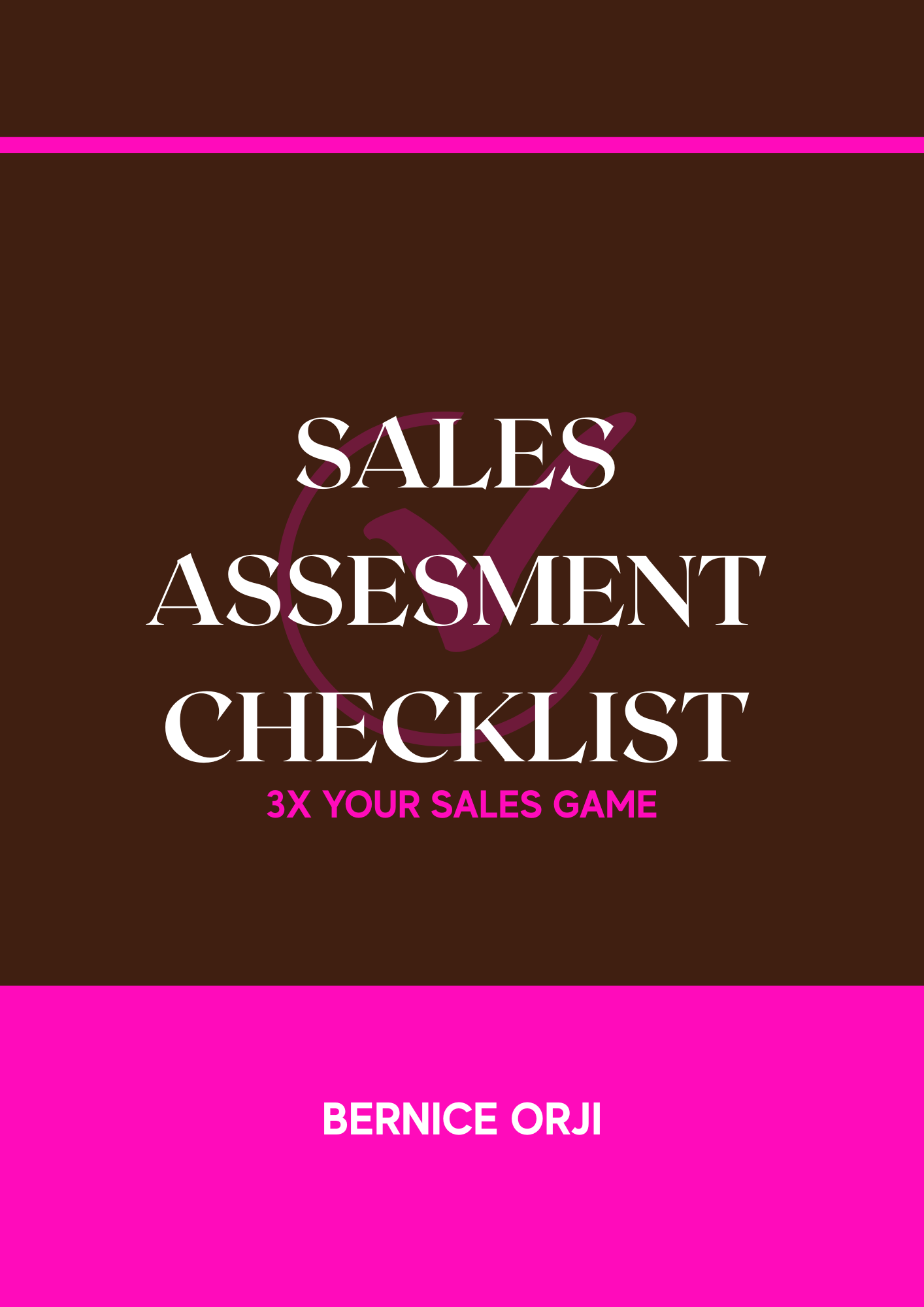 Sales Assessment Checklist