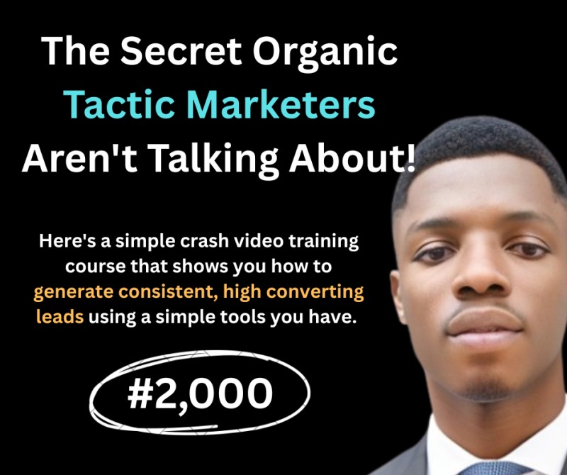 ORGANIC LEADS GENERATION BLUEPRINTS