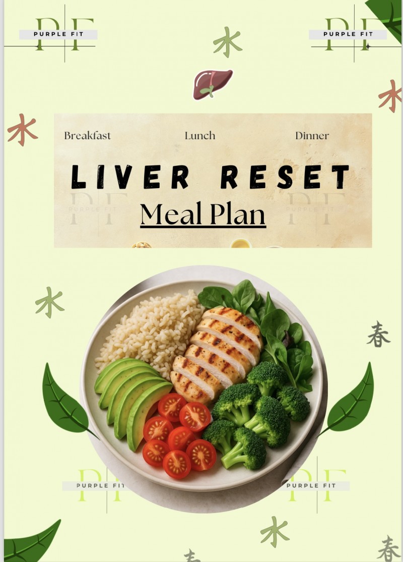 Liver Reset Meal Plan: 28 Days of Clean Eating to Reverse Fatty Liver Naturally