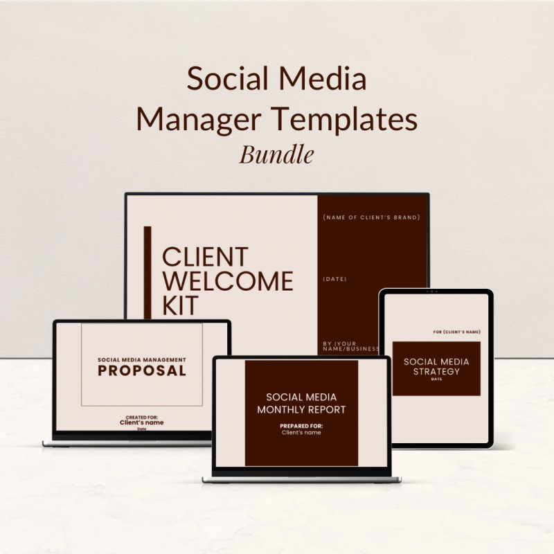 The Ultimate Social Media Manager Templates Bundle