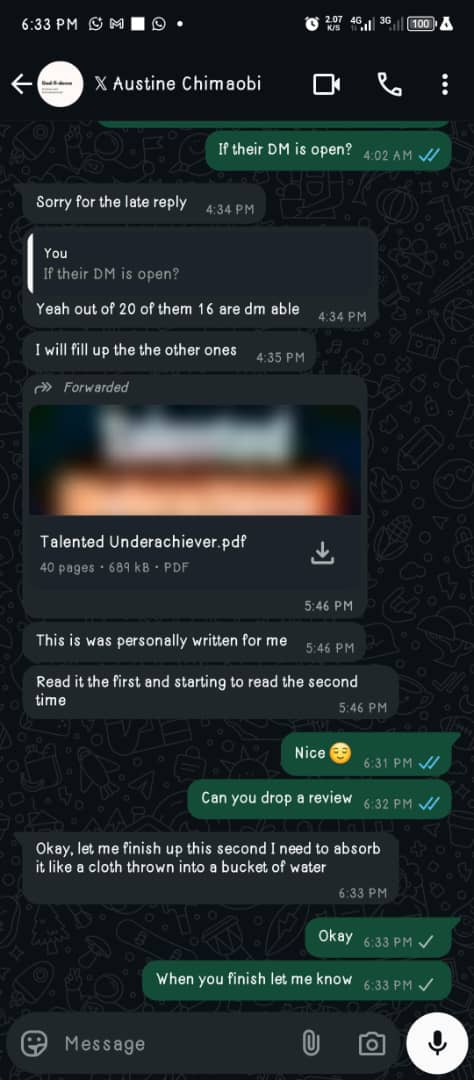 Customer review 1