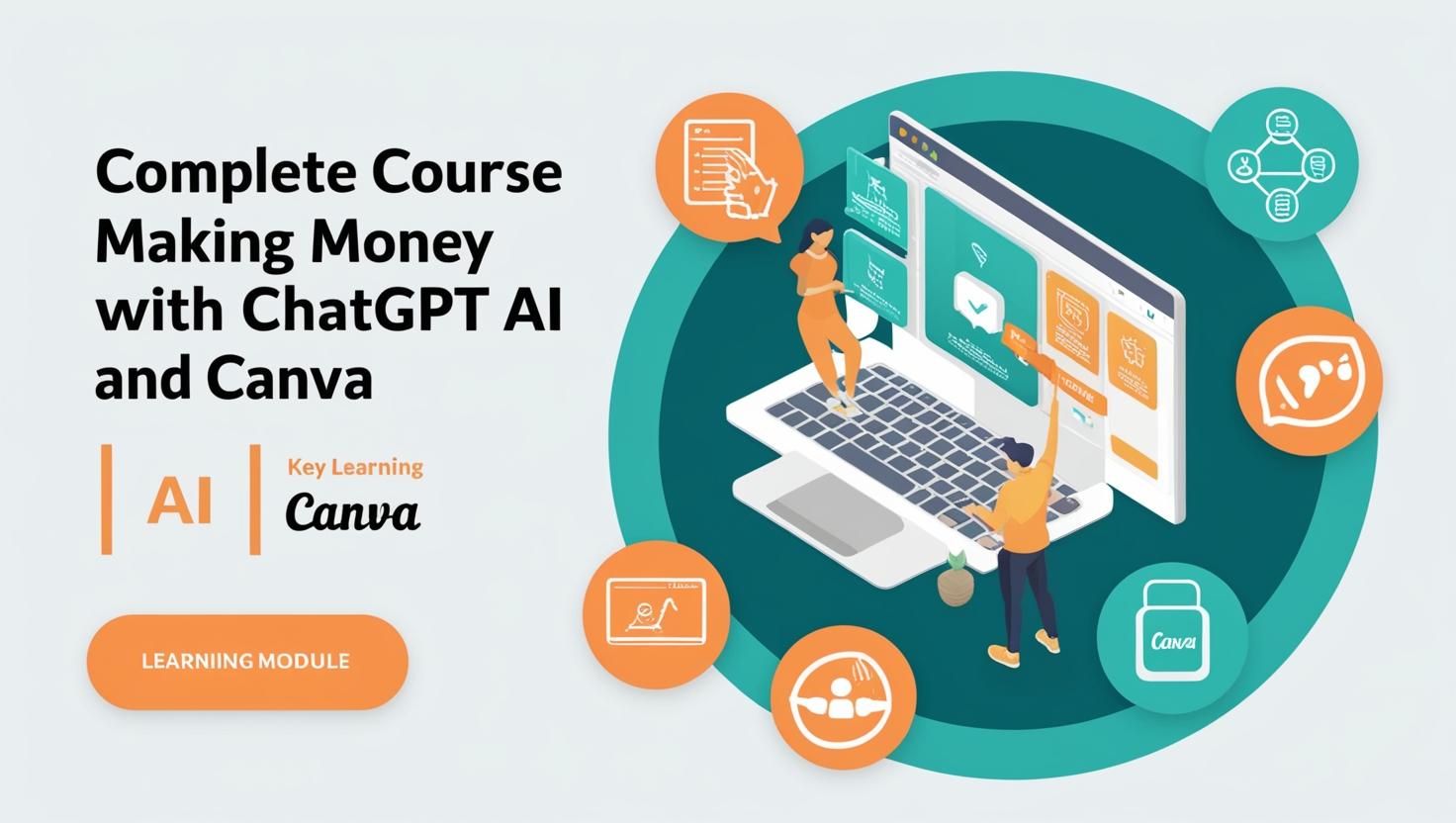 𝗖𝗢𝗠𝗣𝗟𝗘𝗧𝗘 𝗖𝗢𝗨𝗥𝗦𝗘 𝗙𝗢𝗥 𝗠𝗔𝗞𝗜𝗡𝗚 𝗠𝗢𝗡𝗘𝗬 𝗪𝗜𝗧𝗛 𝗖𝗛𝗔𝗧𝗚𝗣𝗧  𝗔𝗜 & 𝗖𝗔𝗡𝗩𝗔