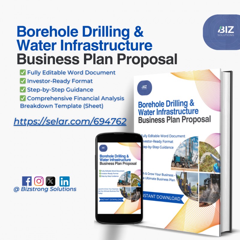 Borehole Drilling & Water Infrastructure Business Plan Proposal