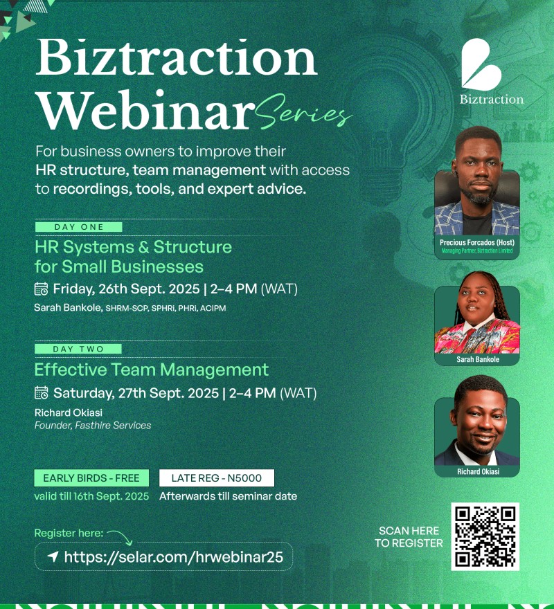 HR Webinar Series for Small Businesses: Building Teams & Systems That Work