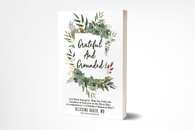Grateful and Grounded - Gratitude Journal (Fillable Version)