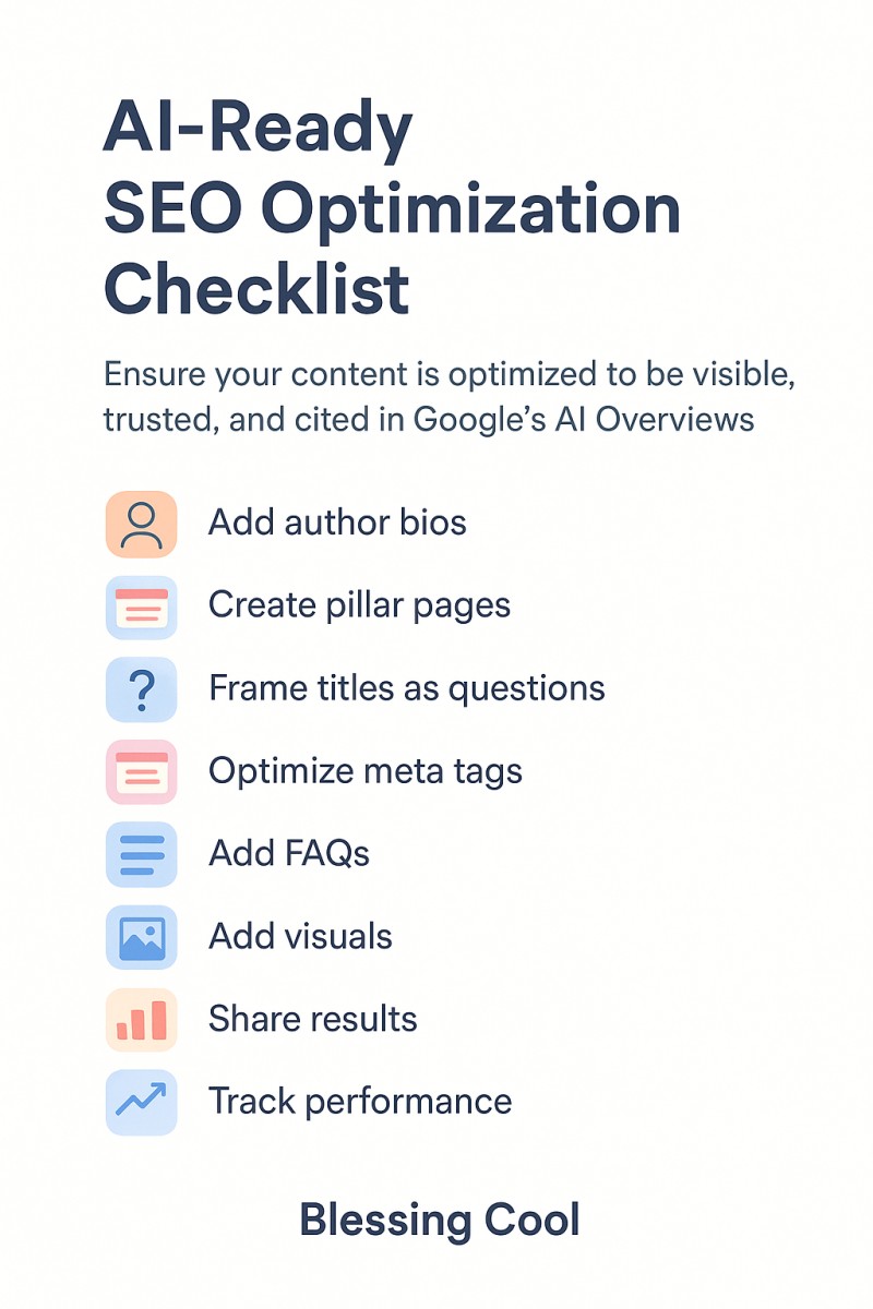 AI-Ready SEO Optimization Checklist