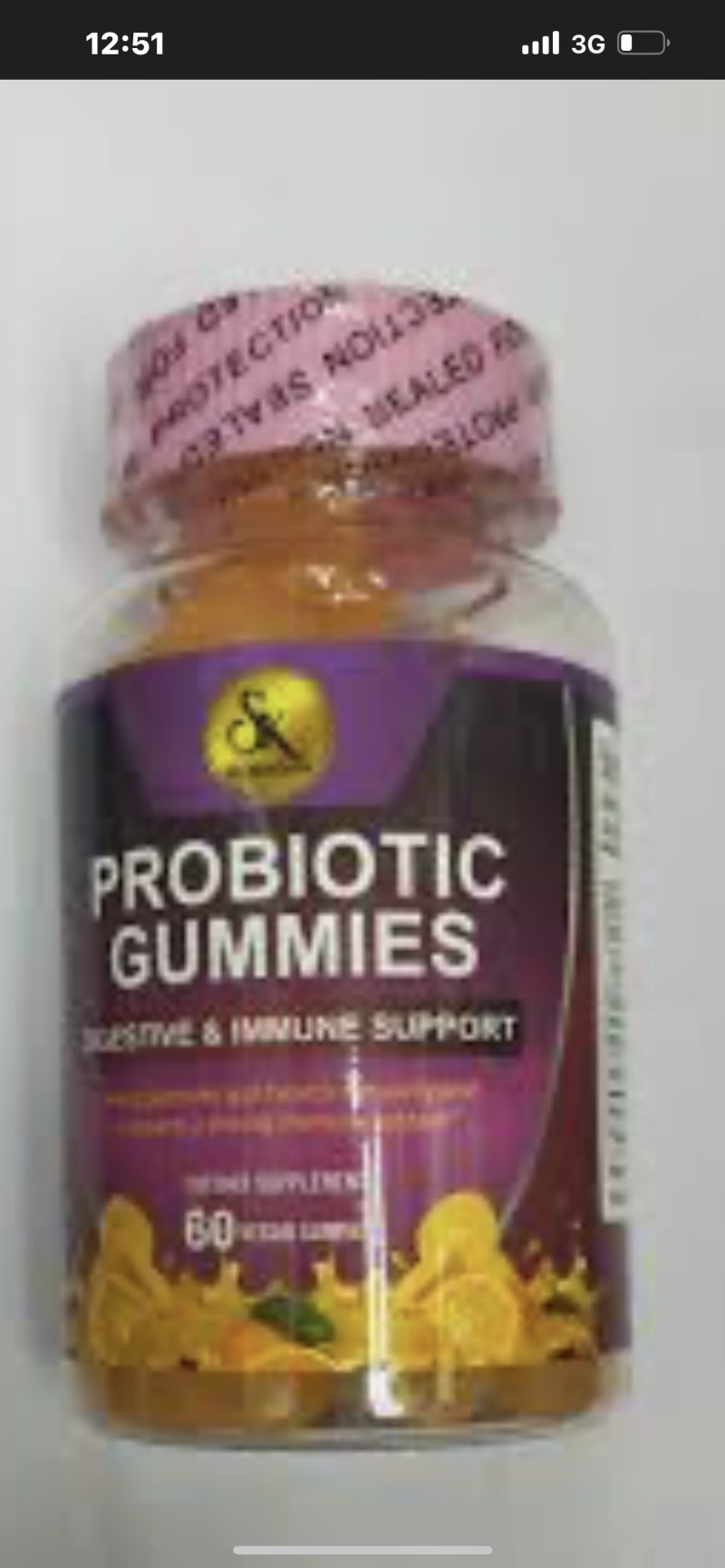 Probiotic gummies