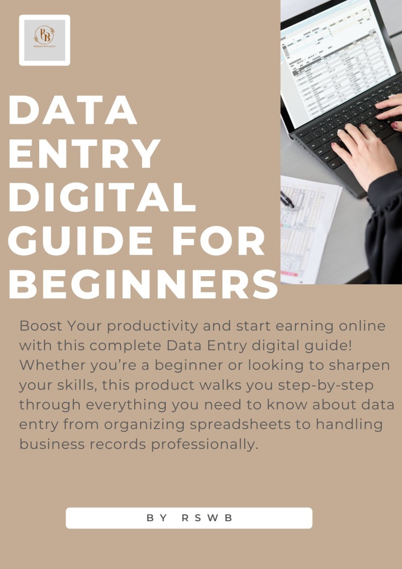 Data Entry Masterclass Learn Remote Work Skills and Start Earning Online