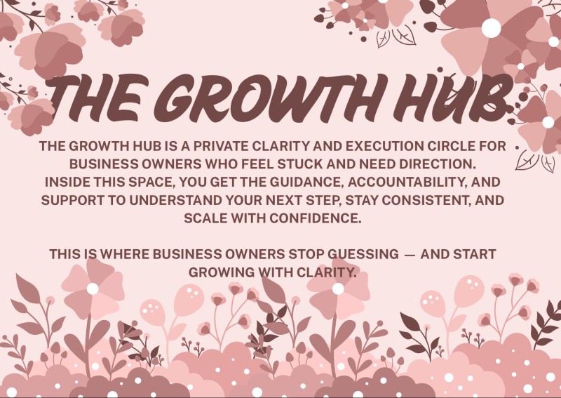 ACCESS TO THE GROWTH HUB COMMUNITY