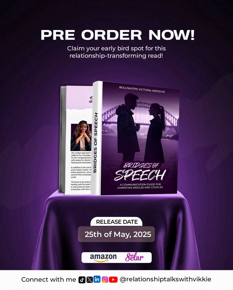 Bridges of Speech: A Communication Guide for Couples and Singles By Boluwatife Victoria Abiodun
