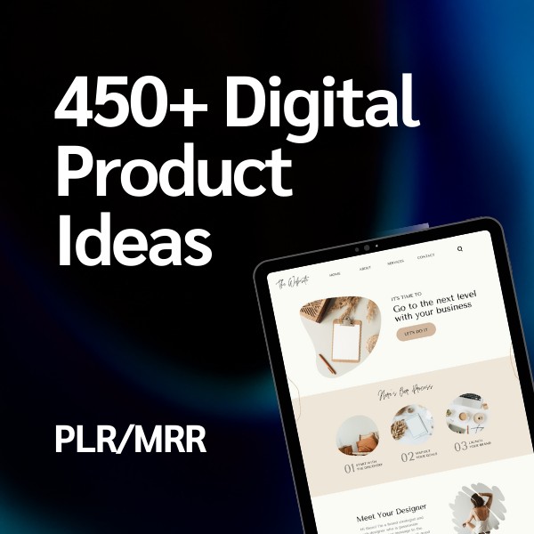 450+ Digital Product Ideas