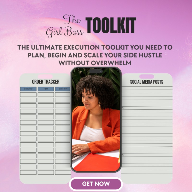 Lady Boss Toolkit-- Plan, execute and scale your hustle without overwhelm