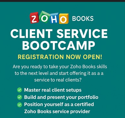ZOHO BOOKS TRAINING