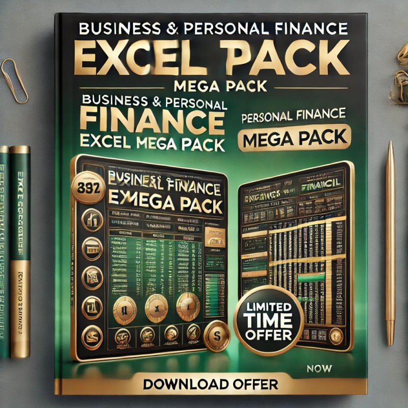 Business & Personal Finance Excel Mega Pack