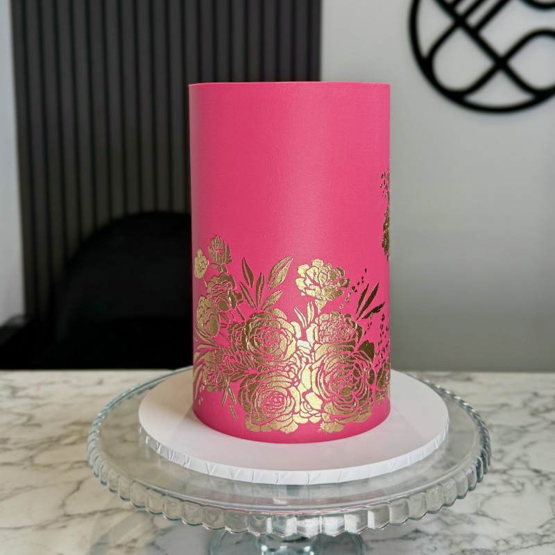 Metallic Gold Stencilling