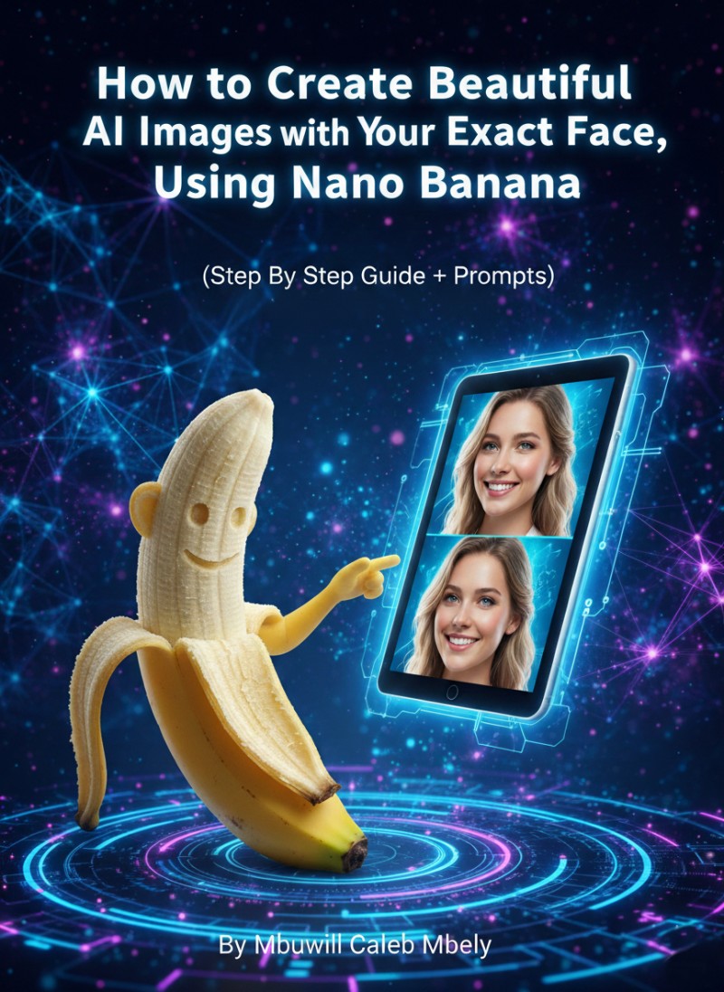 HOW TO CREATE BEAUTIFUL AI IMAGES WITH YOUR EXACT FACE USING NANO BANANA (STEP-BY-STEP GUIDE + PROMPTS)