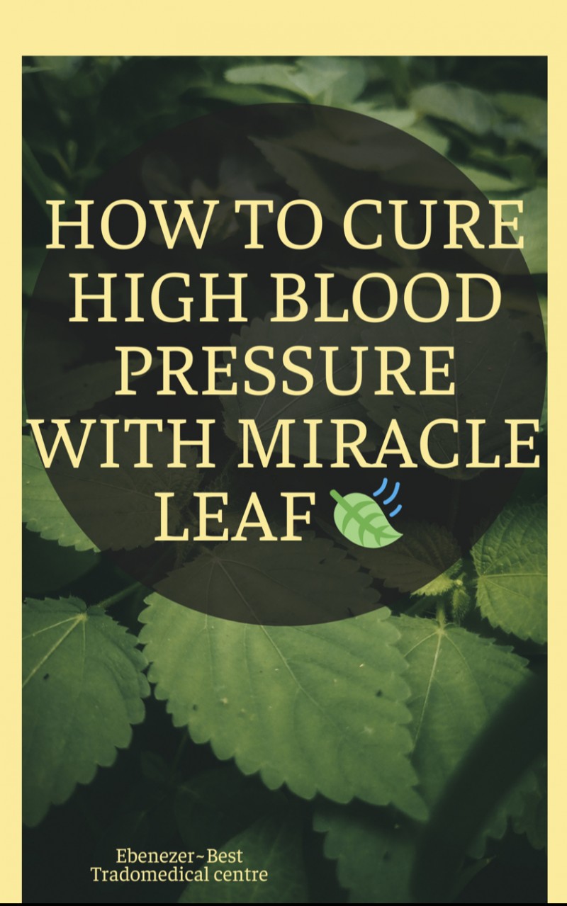 HOW TO CURE HIGH BLOOD PRESSURE WITH M. L
