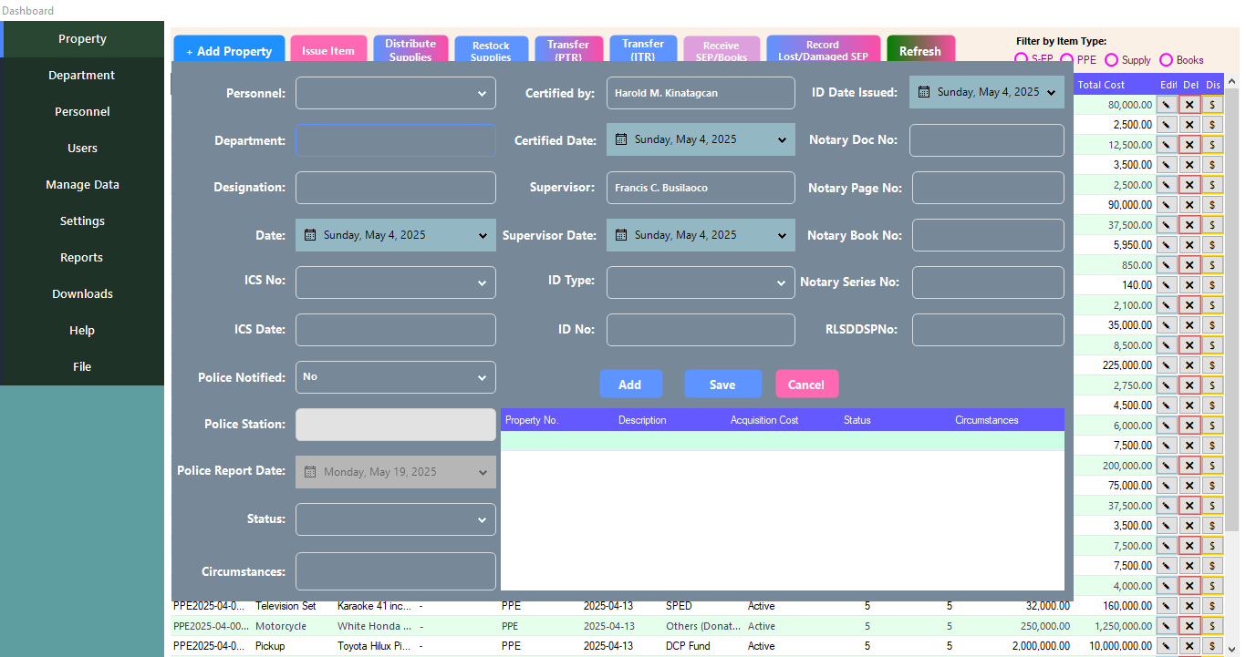 Advanced Inventory System