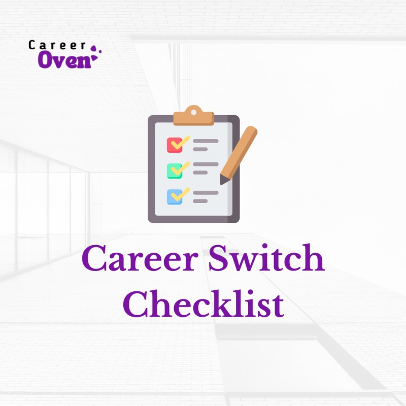 Career Switch Checklist