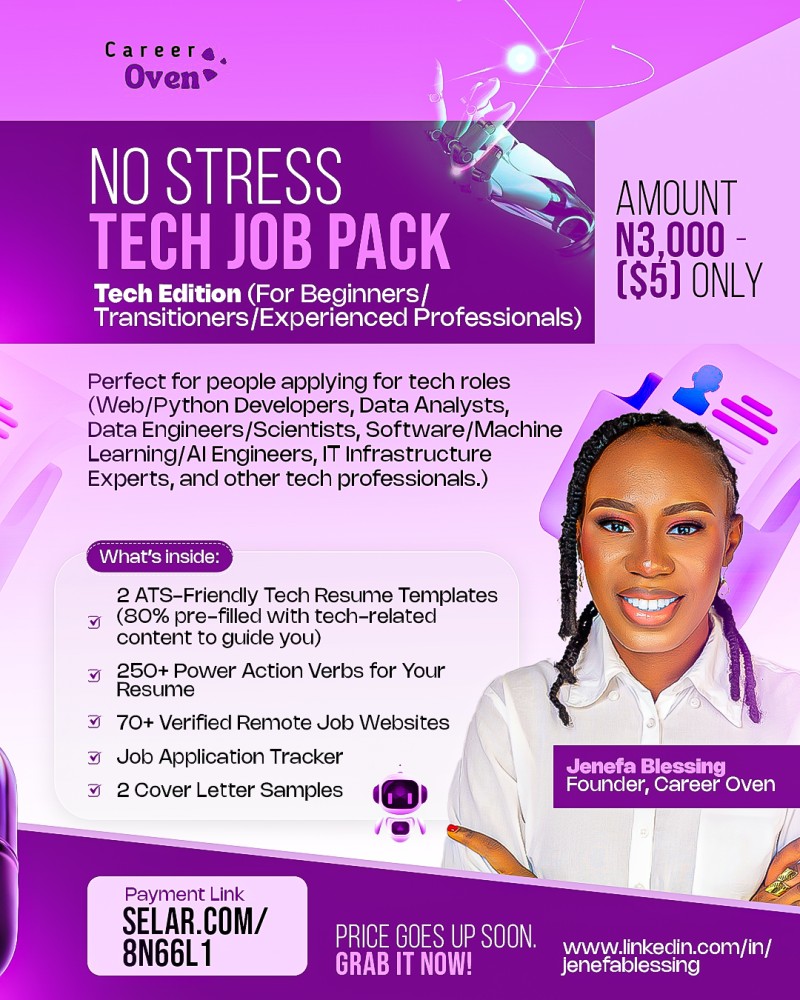 No Stress Tech Resume Bundle (For Beginners/Transitioners/Experienced Professionals)