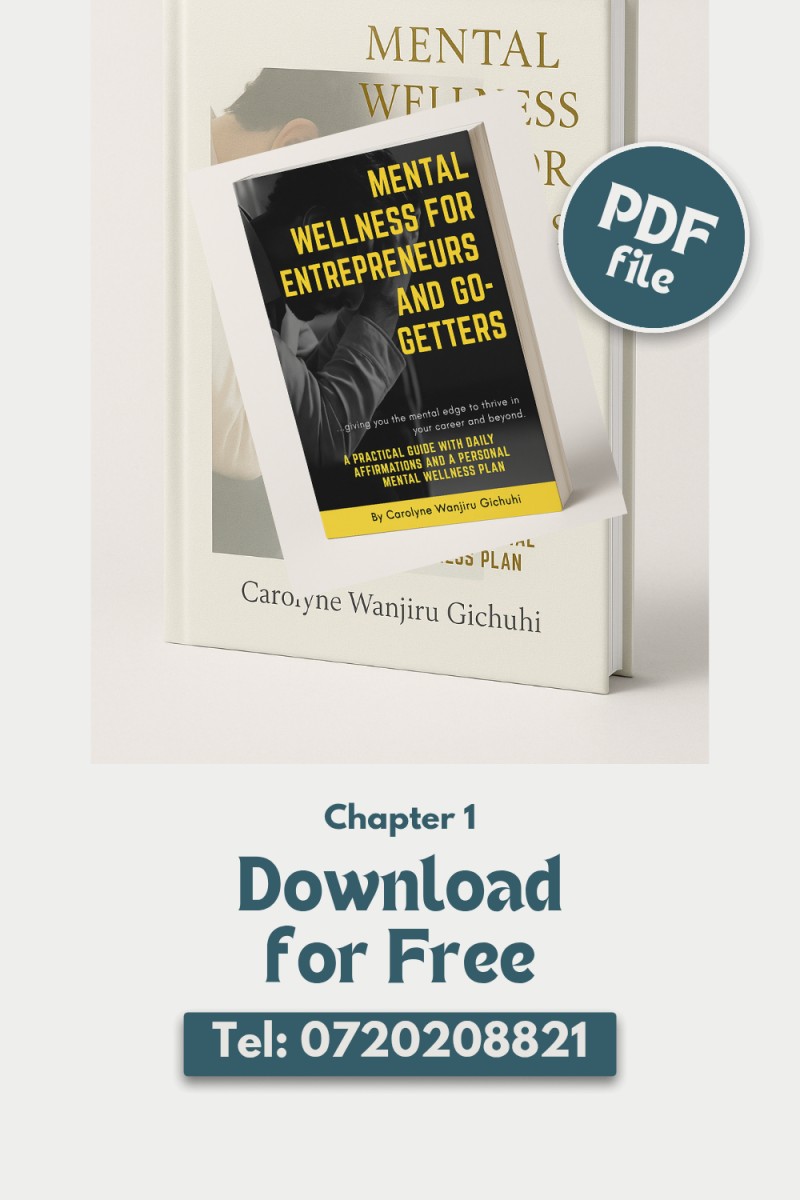 Free Chapter - Mental Wellness for Entrepreneurs and Go -getters