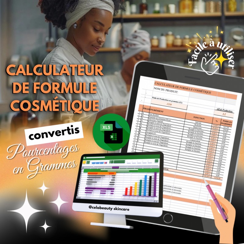 CALCULATEUR DE FORMULE COSMÉTIQUE