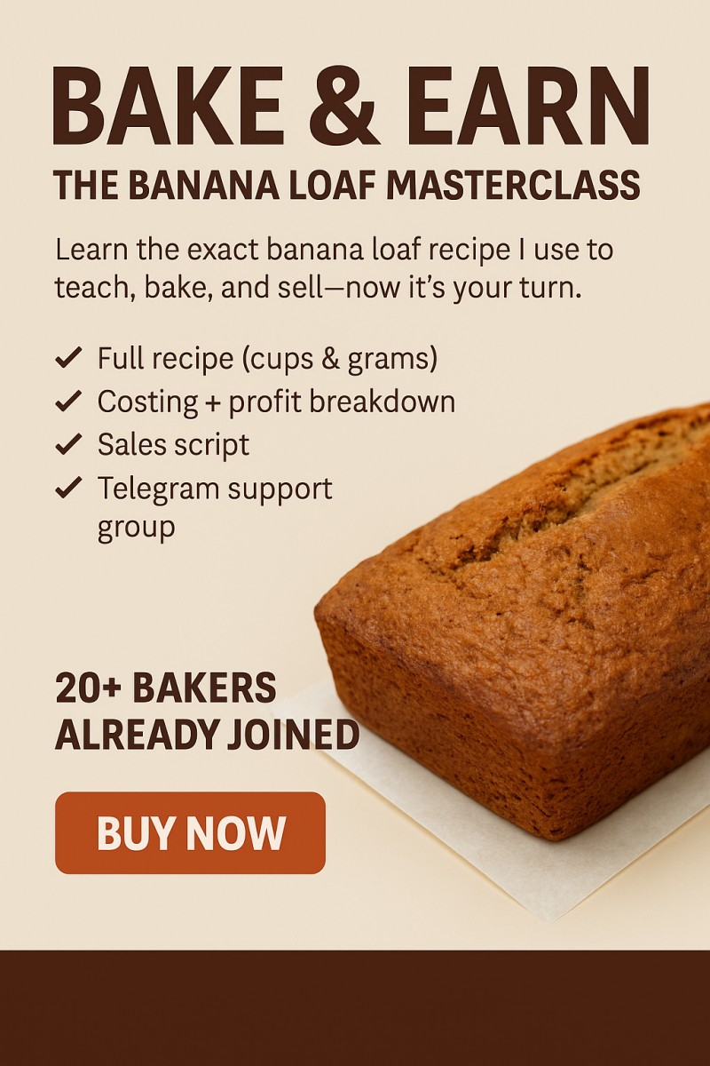 Bake & Earn: The Banana Loaf Masterclass by Chef Cimax
