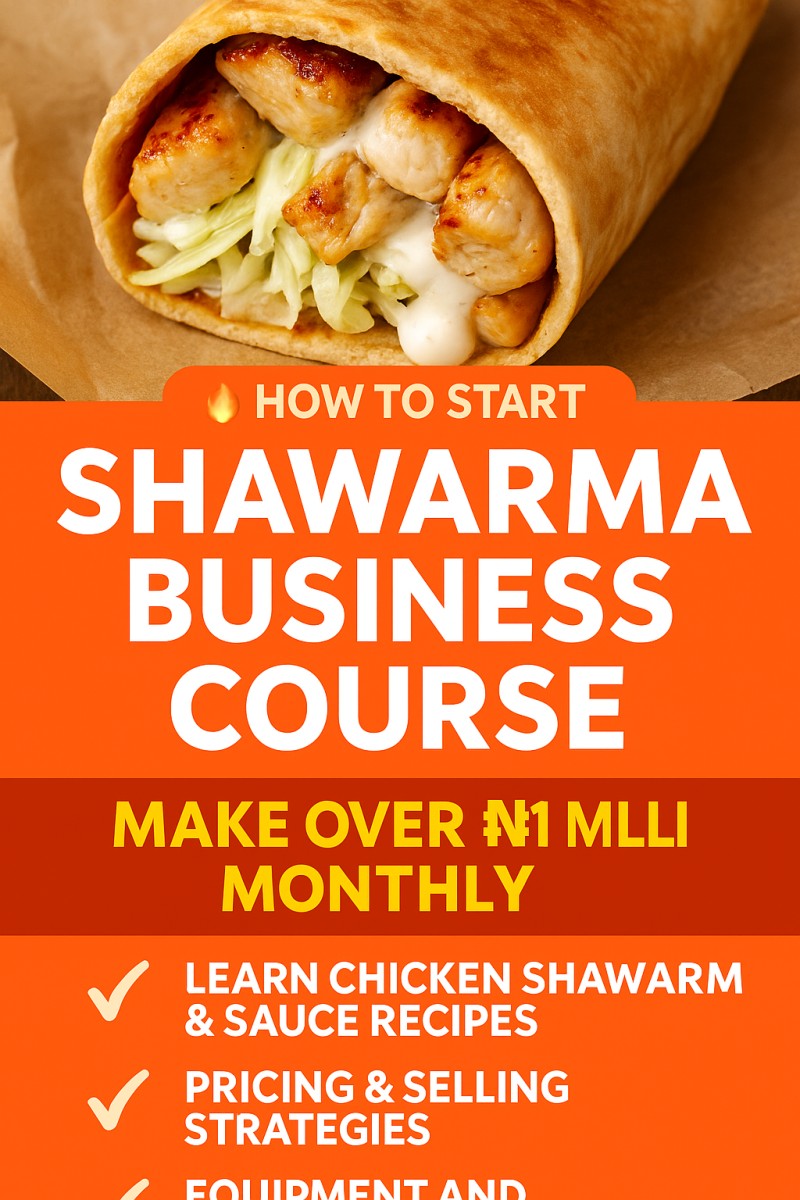 Start a Shawarma Business That Makes Over ₦1 Million Monthly – Even From Your Home
