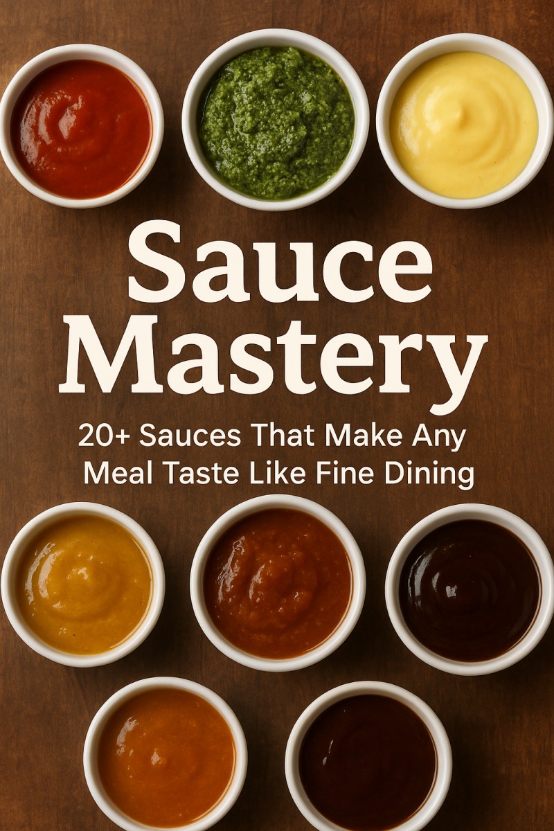 Sauce Mastery: 20+ Sauces That Make Any Meal Taste Like Fine Dining